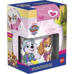 Paw Patrol set mug & chaussettes Girl Go Skye