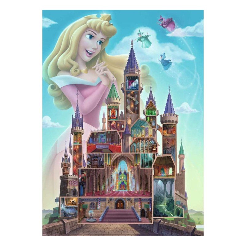 Ravensburger Puzzel - Disney Castle Collection - Aurora Doornroosje (1000 stukjes) | 4005556173389