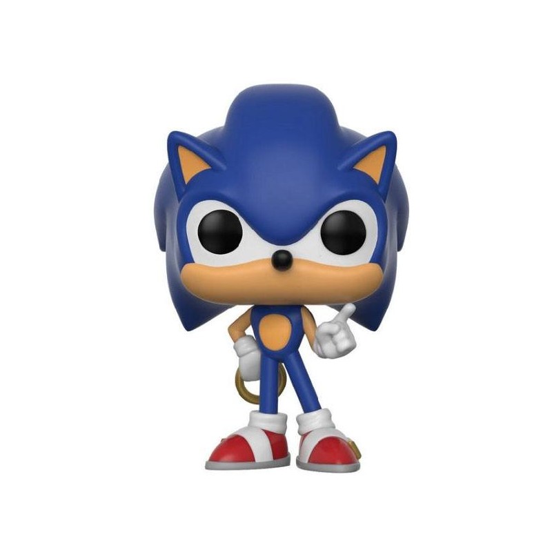 Sonic The Hedgehog Figuur Funko POP! Games Vinyl Sonic (Ring) 9 cm | 889698201469