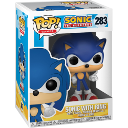 Sonic The Hedgehog Figure Funko POP! Games Vinyl Sonic (Ring) 9 cm