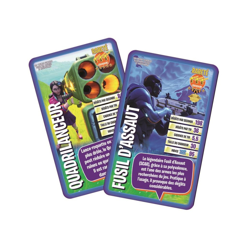 jeu : Top Trumps - Fortnite
éditeur : Winning Moves
version française
