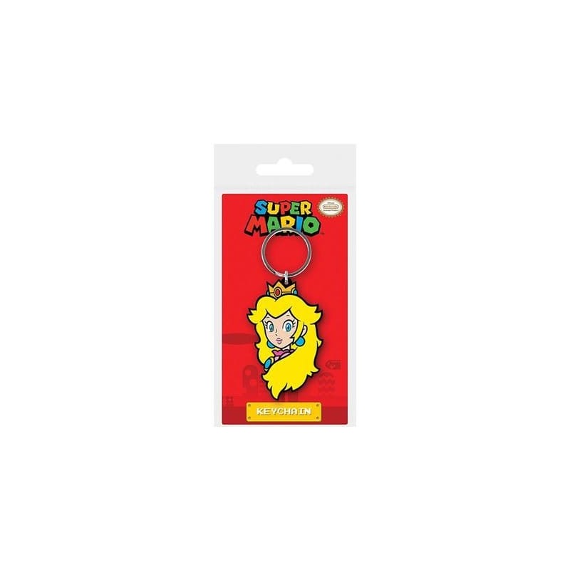 Super Mario PVC Keychain Princess Peach