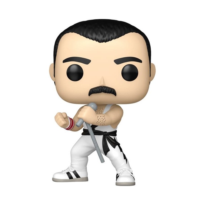 Queen POP! Rocks Vinyl Figure Freddie Mercury (white singlet) 9 cm