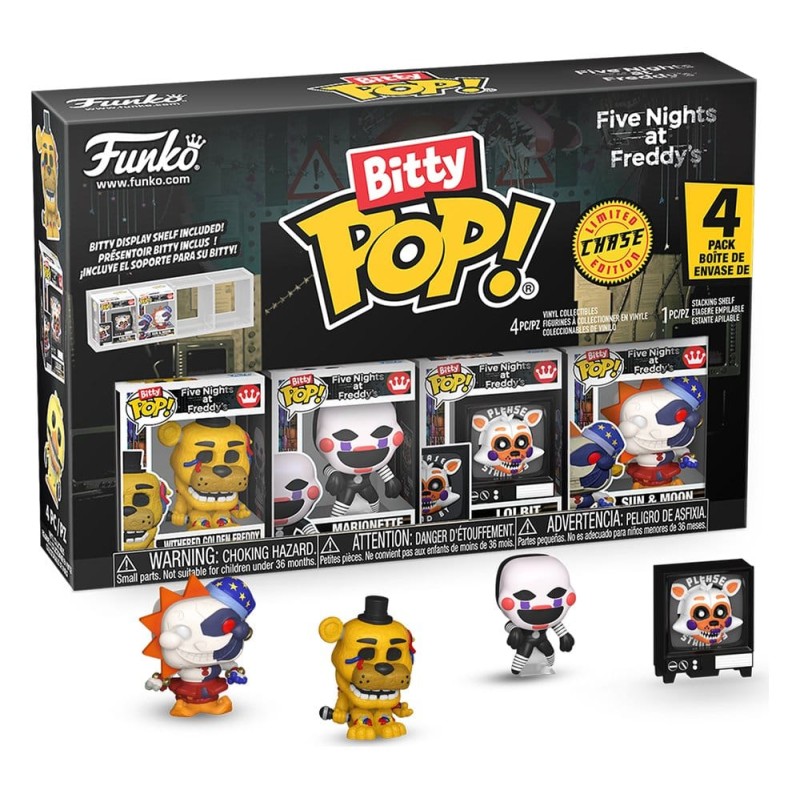 Five Nights at Freddy's pack 4 figurines Bitty POP! Vinyl Series 5 2,5 cm