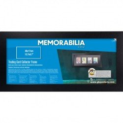 copy of Memorabilia - 50 Collectible Cards Collector's Frame Zwart