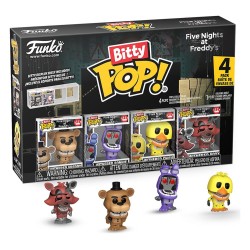 Five Nights at Freddy's pack 4 figurines Bitty POP! Vinyl Series 6 2,5 cm