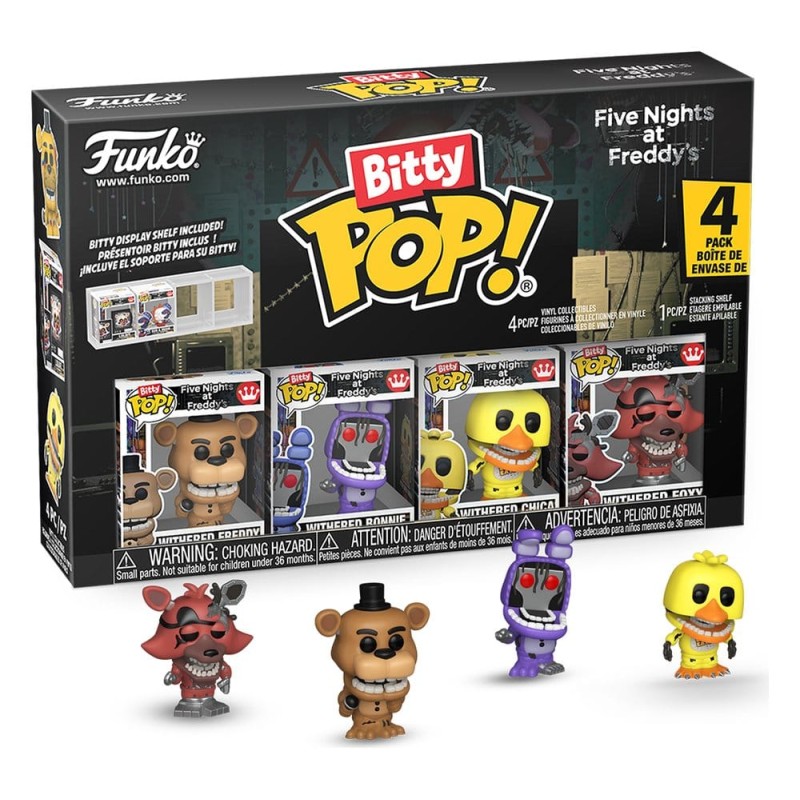 Five Nights at Freddy's pack 4 figurines Bitty POP! Vinyl Series 6 2,5 cm