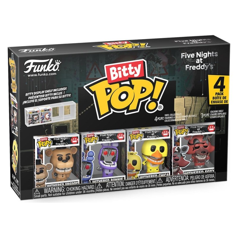 Five Nights at Freddy's pack 4 figurines Bitty POP! Vinyl Series 6 2,5 cm