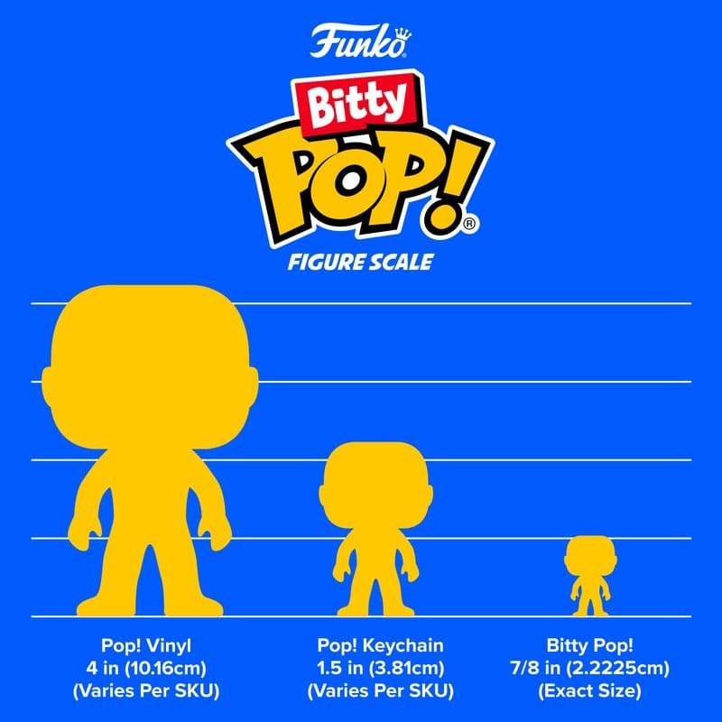 Sonic pack 4 figurines Bitty POP! Vinyl Shadow 2,5 cm