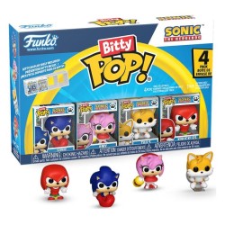 Sonic pack 4 figurines Bitty POP! Vinyl Sonic 2,5 cm