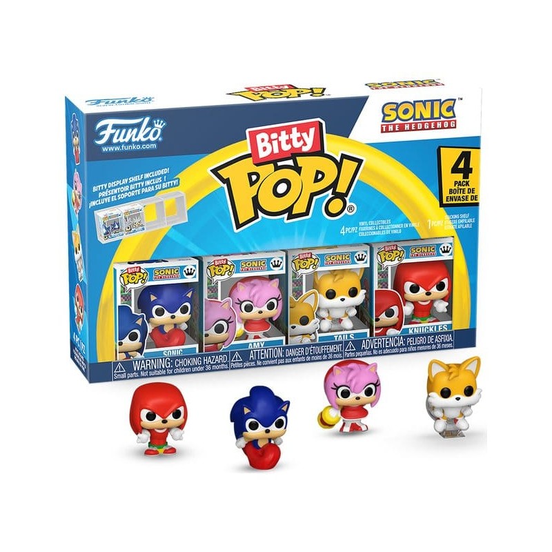 Sonic Bitty POP! Vinyl Figure 4-Pack Sonic 2,5 cm