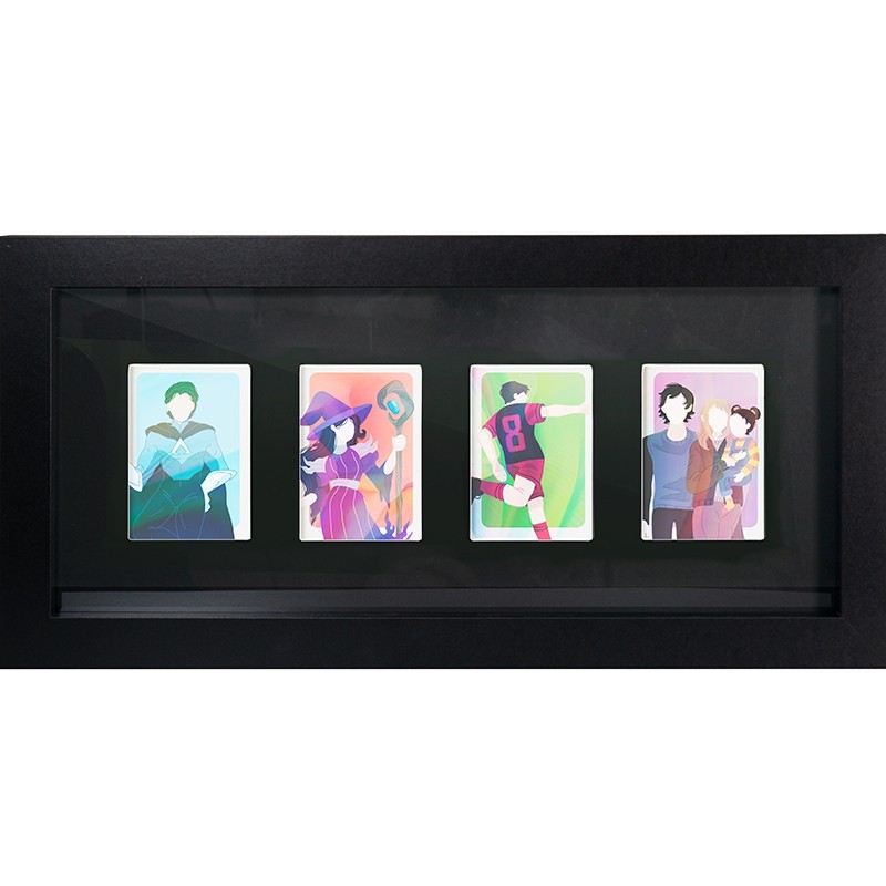 Memorabilia - Collector's Frame 4 Trading Cards Zwart | 3665361132820