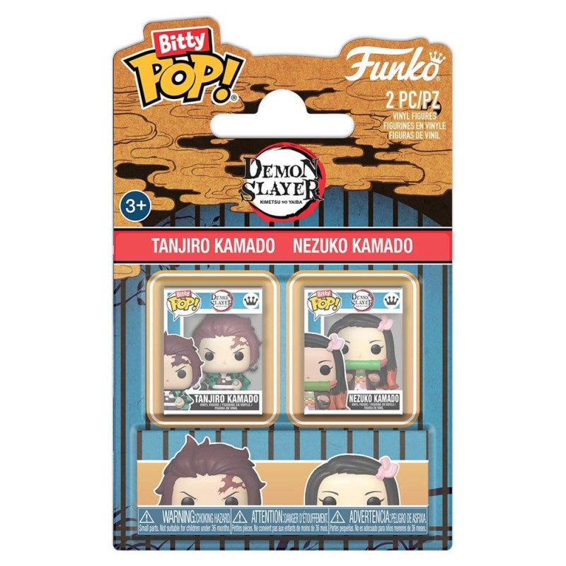 Demon Slayer: Kimetsu no Yaiba Bitty POP! Vinyl figurines Tanjiro & Nezuko 2 cm