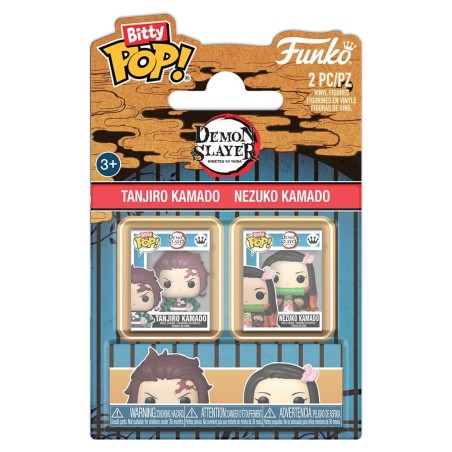 Demon Slayer: Kimetsu no Yaiba Bitty POP! Vinyl figurines Tanjiro & Nezuko 2 cm