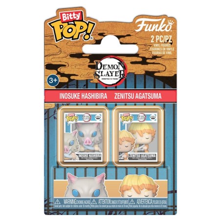 Demon Slayer: Kimetsu no Yaiba Bitty POP! Vinyl figurines Inosuke & Zenitsu 2 cm