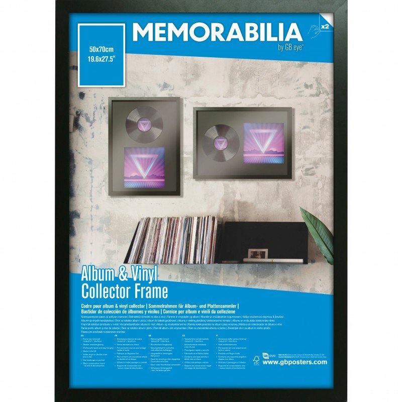 Memorabilia - Collector's Album & Vinyl Frame - Zwart | 3665361107675