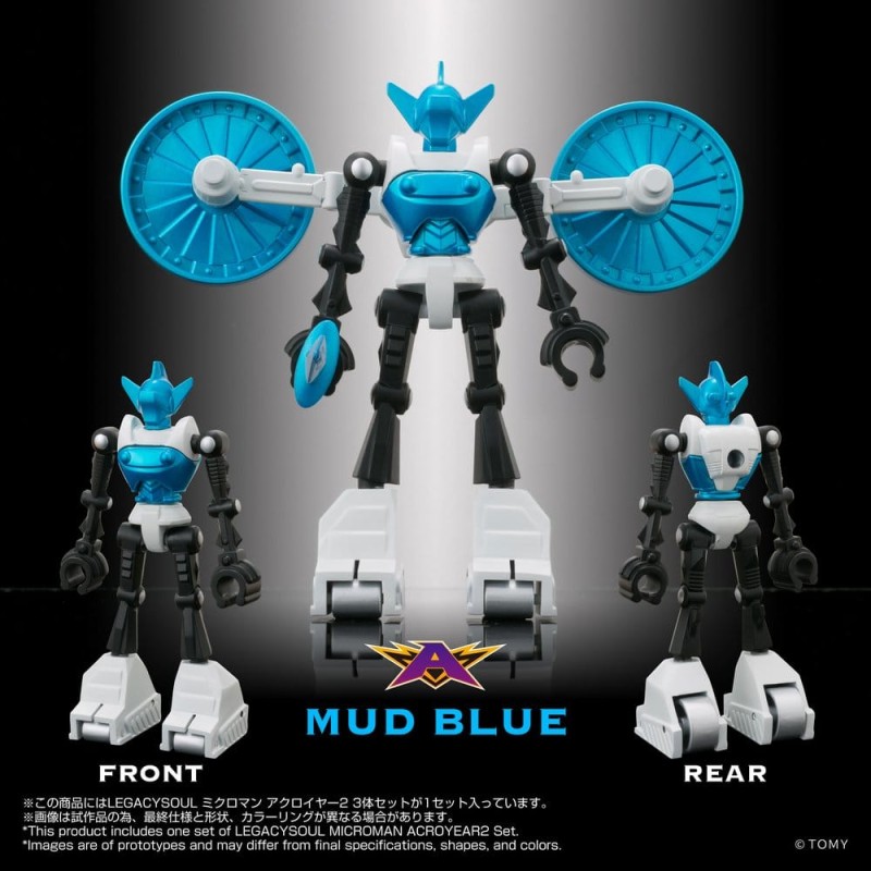 Microman Legacysoul pack 3 figurines Acroyear 2