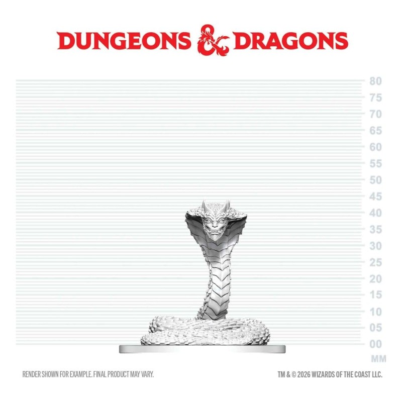 D&D Nolzur's Marvelous Miniatures figurine mini Guardian Naga 6 cm