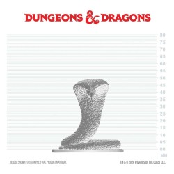 D&D Nolzur's Marvelous Miniatures Mini Figure Polar Serpent 4 cm