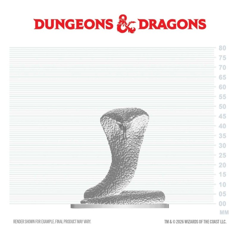 D&D Nolzur's Marvelous Miniatures figurine mini Serpent Polaire 4 cm