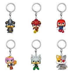 Sonic the Hedgehog présentoir porte-clés Pocket POP! Vinyl 4 cm (12)