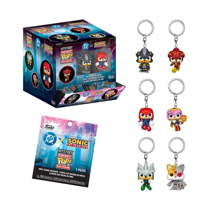 Sonic the Hedgehog POP! Vinyl Keychains 4 cm Display (12)