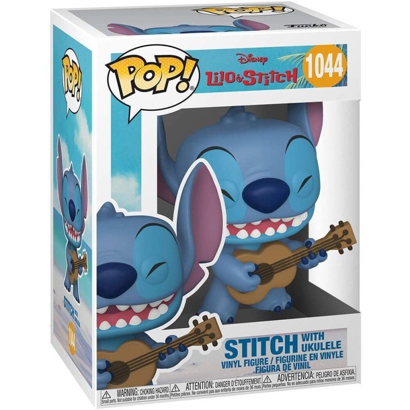 Disney POP Funko ! Movie Vinyl Stitch with Ukelele - 9 cm | 889698556156