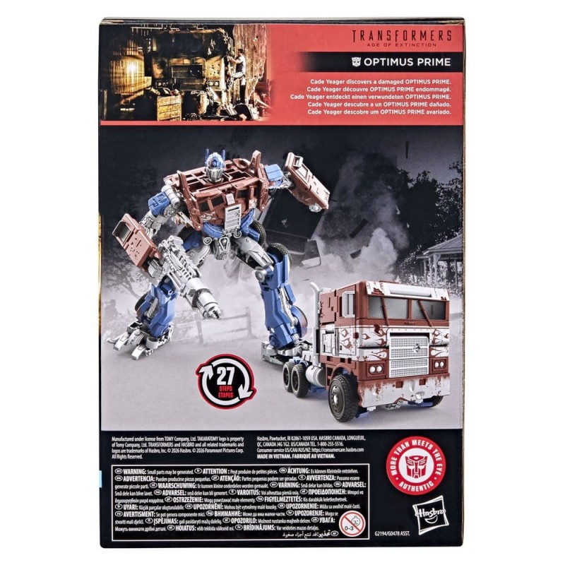 Transformers: Age of Extinction Studio Series Voyager Class Action Figure Optimus Prime 17 cm