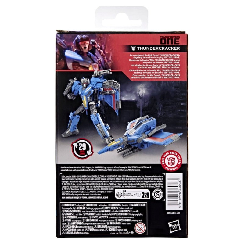 Transformers: Le Commencement Studio Series Deluxe Class figurine Thundercracker 13 cm
