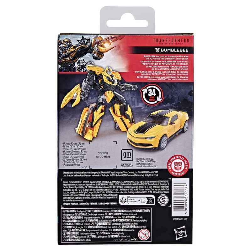 Transformers : L'Âge de l'extinction Studio Series Deluxe Class figurine Bumblebee 13 cm