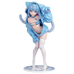 Virtual illustrator Kanzarin figurine PVC 1/6 kanzarin-chan: Cat-Eared Hoodie Ver. 26 cm