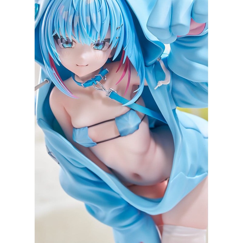 Virtual illustrator Kanzarin PVC Figure 1/6 kanzarin-chan: Cat-Eared Hoodie Ver. 26 cm