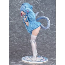 Virtual illustrator Kanzarin PVC Figure 1/6 kanzarin-chan: Cat-Eared Hoodie Ver. 26 cm