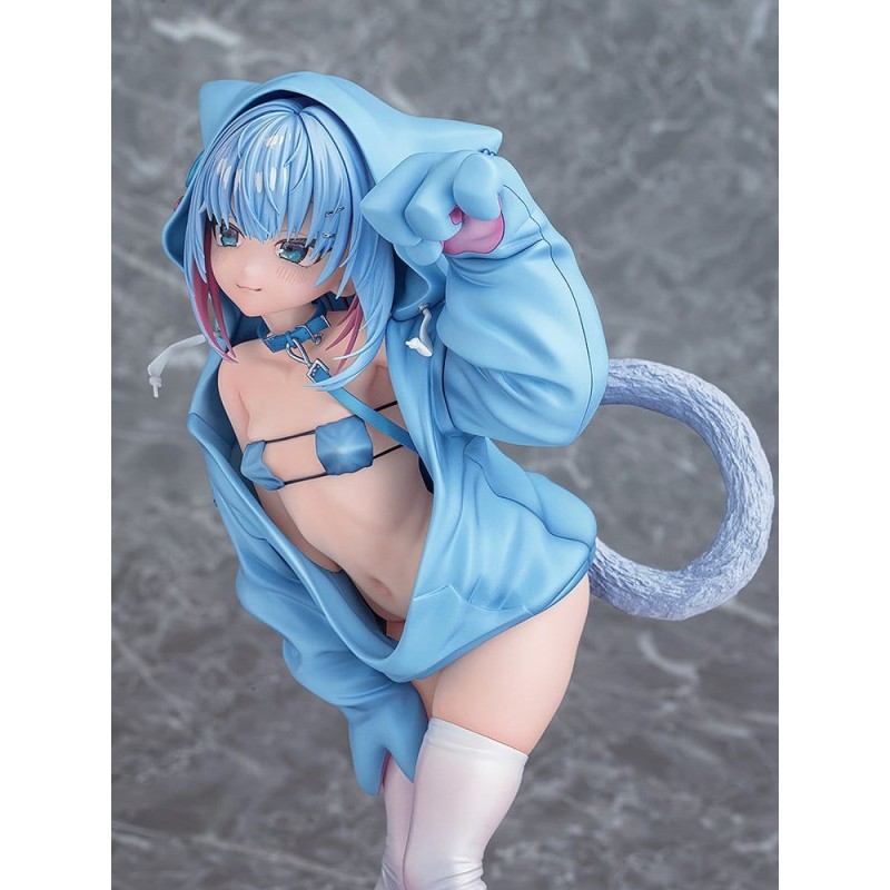 Virtual illustrator Kanzarin figurine PVC 1/6 kanzarin-chan: Cat-Eared Hoodie Ver. 26 cm