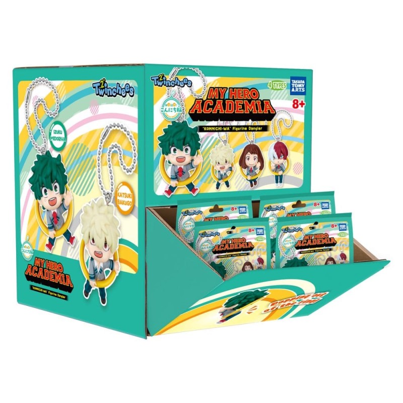 My Hero Academia présentoir porte-clés Danglers Konnichi-wa 3 cm Mystery Capsule (12)
