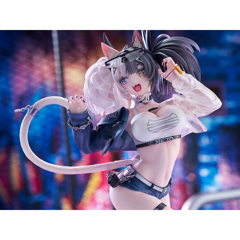 Original Character Figurine 1/7 Melterna Girl: Metako Illustration by Neko Metal 23 cm