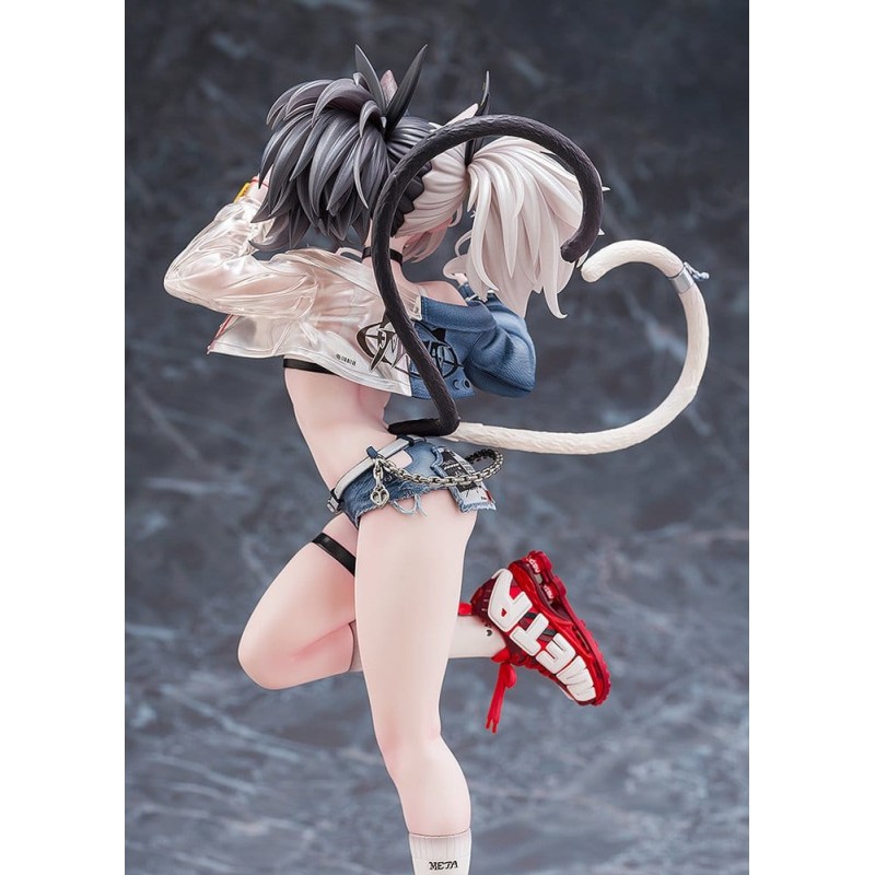 Origineel personagebeeldje 1/7 Melterna Meisje: Metako Illustratie door Neko Metal 23 cm