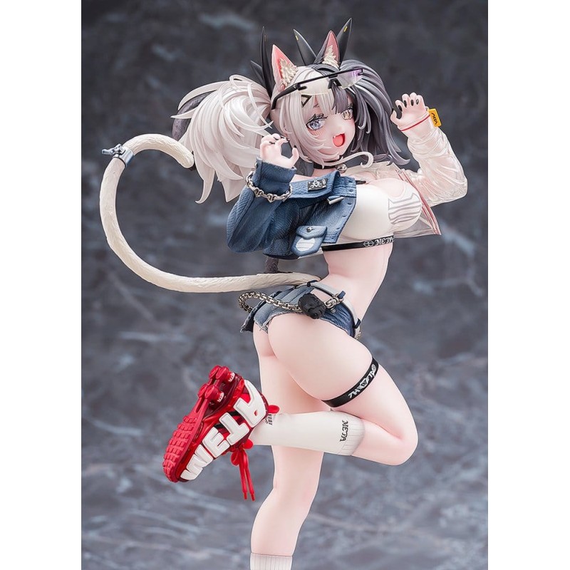 Origineel personagebeeldje 1/7 Melterna Meisje: Metako Illustratie door Neko Metal 23 cm