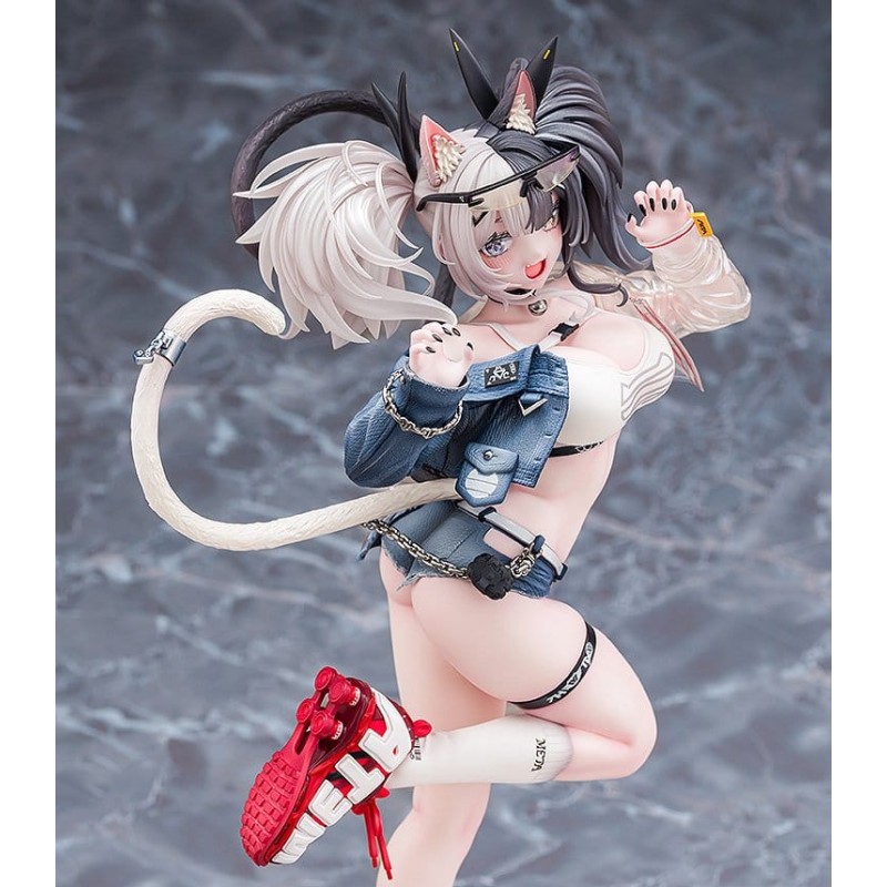 Origineel personagebeeldje 1/7 Melterna Meisje: Metako Illustratie door Neko Metal 23 cm