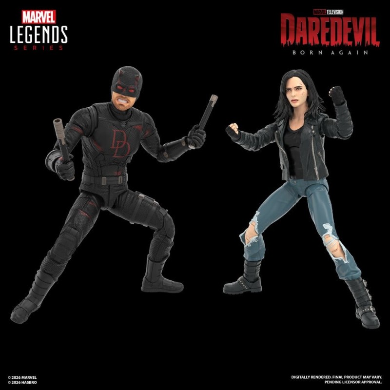 Daredevil: Born Again Marvel Legends pack 2 figurines Daredevil & Jessica Jones 15 cm