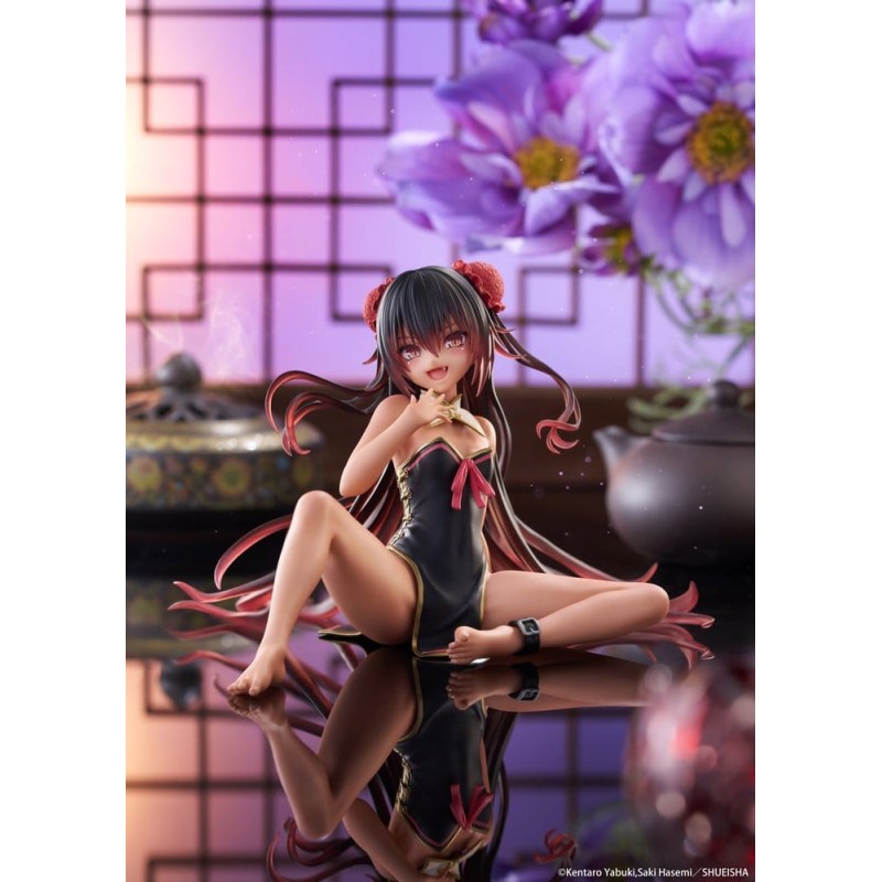 To Love-Ru Darkness Desktop Cute PVC Figure Nemesis (Chinese Dress Ver.) 13 cm