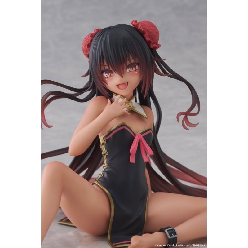 To Love-Ru Darkness Desktop Cute PVC Figure Nemesis (Chinese Dress Ver.) 13 cm