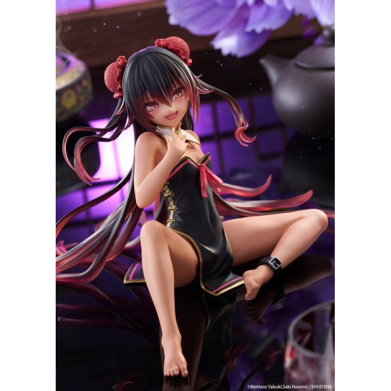 To Love-Ru Darkness Desktop Cute PVC Figure Nemesis (Chinese Dress Ver.) 13 cm