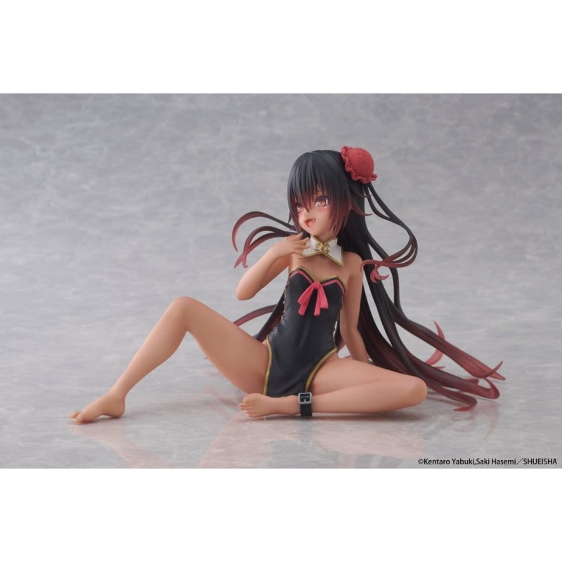 To Love-Ru Darkness Desktop Cute PVC Figure Nemesis (Chinese Dress Ver.) 13 cm