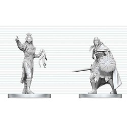 D&D Nolzur's Marvelous Miniatures figurines mini Drow Elite Warrior & Drow Priestess of Lolth 13 cm