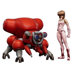 Ghost in the Shell Plastic Model Kit PLAMAX minimum factory Motoko Kusanagi avec Fuchikoma 8 cm