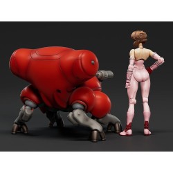 Ghost in the Shell Plastic Model Kit PLAMAX minimum factory Motoko Kusanagi avec Fuchikoma 8 cm