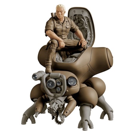 Ghost in the Shell PLAMAX minimum factory Plastic Model Kit Batou with Fuchikoma 8 cm