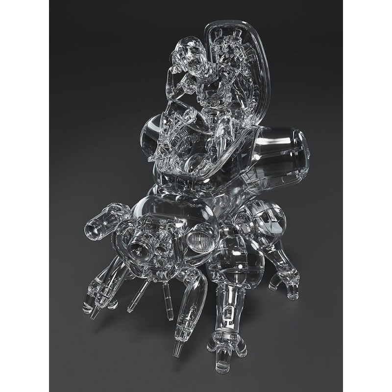 Ghost in the Shell Plastic Model Kit PLAMAX minimum factory Motoko Kusanagi avec Fuchikoma: Thermoptic Camouflage Ver. 8 cm