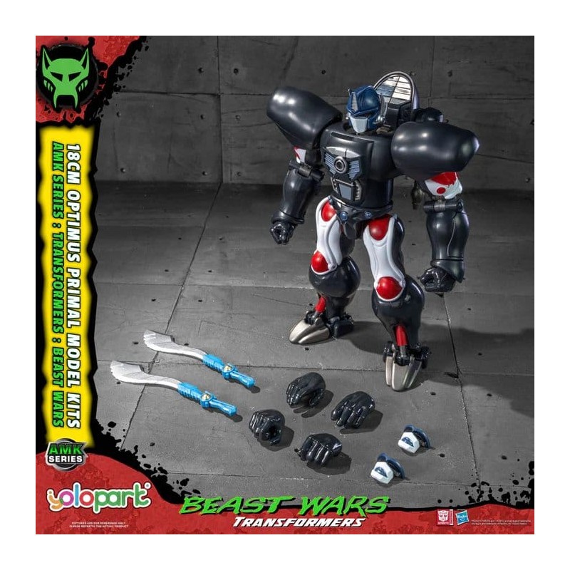 Transformers: Beast Wars Plastic Model Kit AMK Series Optimus Primal 18 cm
